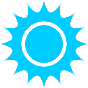 Dental Care Brand Icon Representing Trusted Dentistry – Dentist in Riverside CA Blue sun-style dental brand icon symbolizing professional and reliable dental care from a dentist in Riverside CA